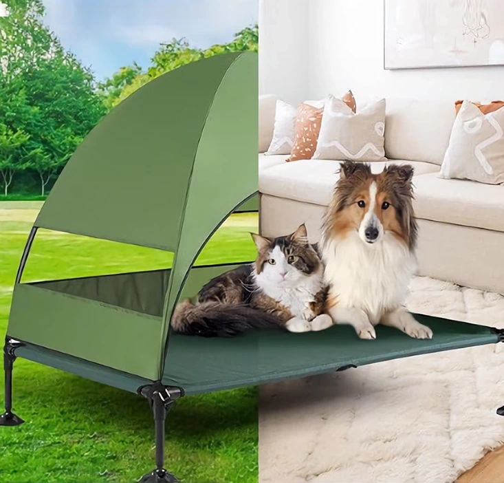 Cama para animais de estimação de acampamento