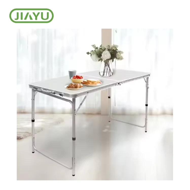 Mesa de alumínio dobrável portátil