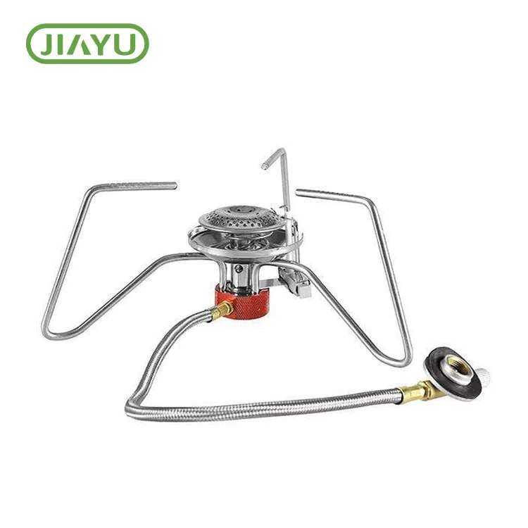 Fogão a gás de acampamento inoxidável portátil
